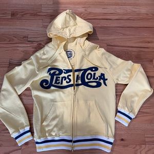 Pepsi-Cola Retro Logo Men’s Zip-Up Hoodie